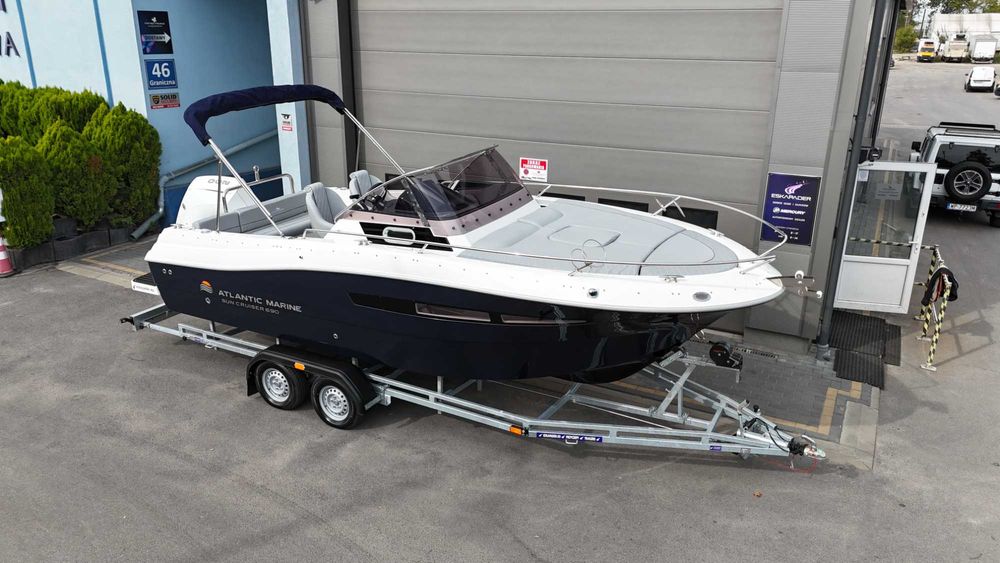 Nowa łódź motorowa Atlantic Marine 690 z Mercury F200 V6 + przyczepa