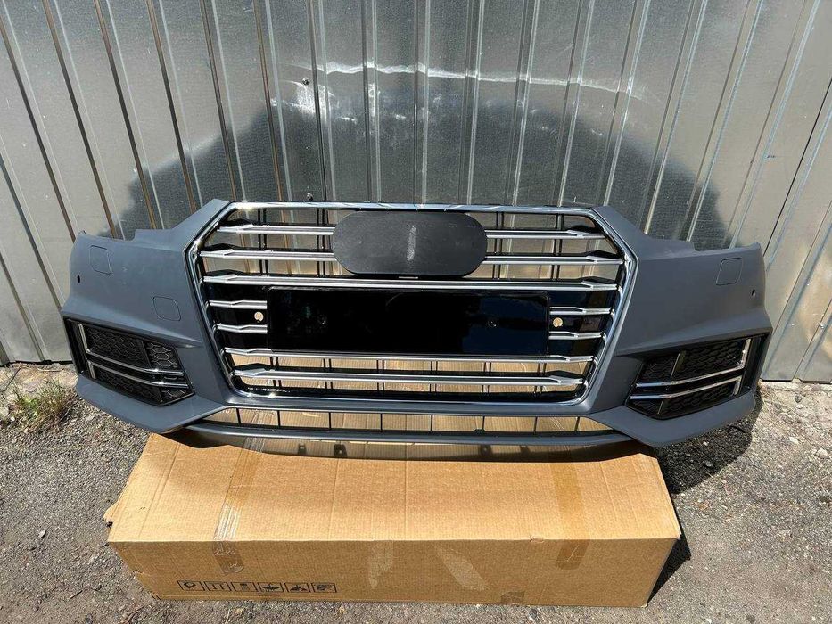Бампер передній Audi A4 B9 S-line в зборі