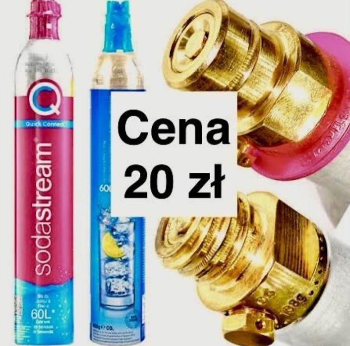 Wymiana butli sodastream CO2
