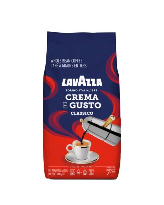 Кава Lavazza в зернах, кофе Лаваза,  Oro, Crema, Rossa, Tierra