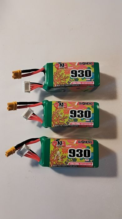 Bateria LiPo 4s 930 mah Gaoneng 3szt