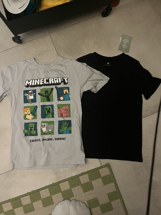 Dwa tshirty h&m 134/140