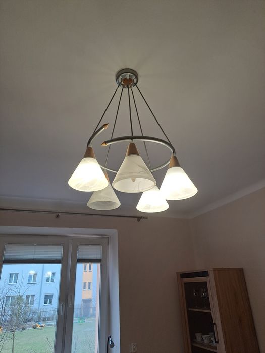 Żyrandol pięcioramienny