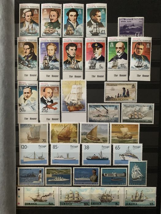 Почтовые марки Флот корабли !