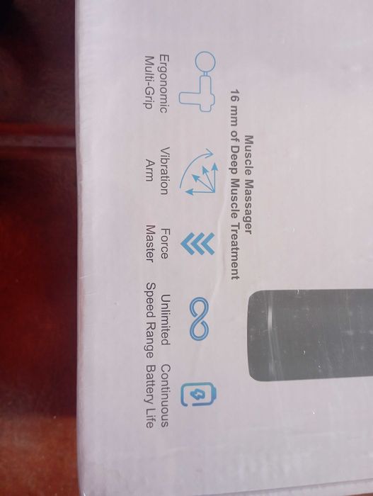 Pistola de massagens Profissional e Poderosa (selada)