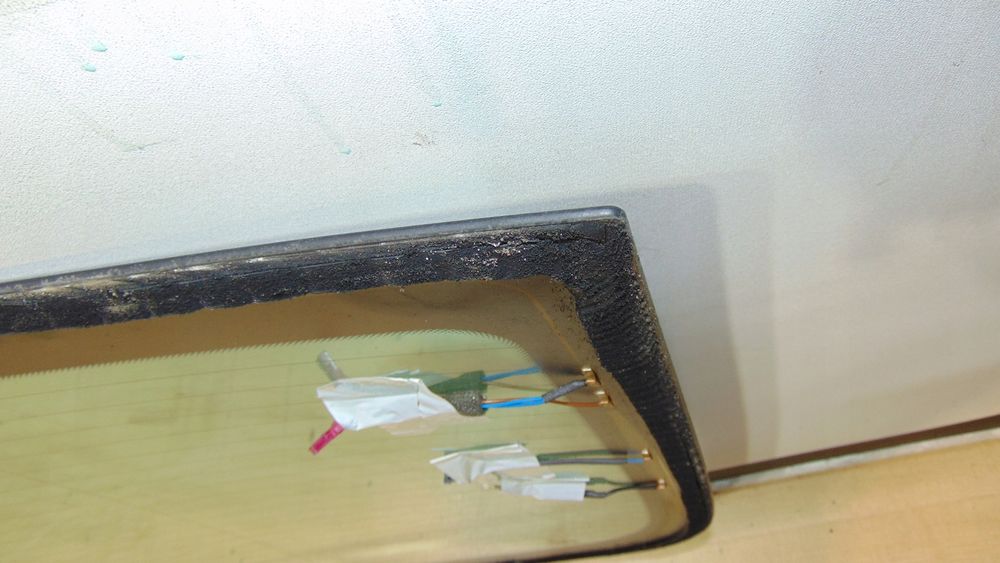 bmw e63 cabrio szyba tylna tył as2