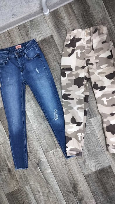 Джинси брюки Only дівчині/ камуфляжні River Island
