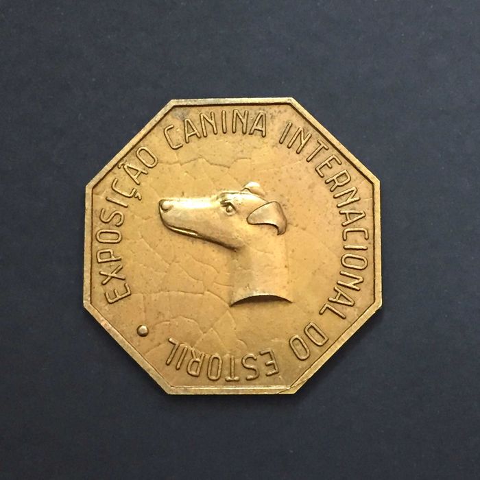 medalha EXPOSIÇÃO CANINA INTERNACIONAL DO ESTORIL - Ø45mm