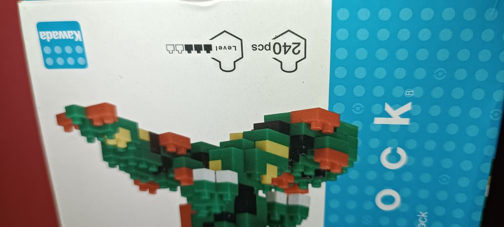 Antigo Pokémon Nanoblock  Rayquaza NBPM_064 Japão