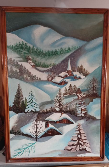 Велика картина Зима 125×85