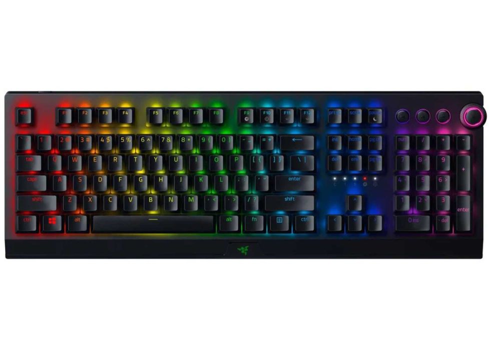 Бездротова клавіатура Razer BlackWidow V3 Pro Green Switch DE QWERTZ