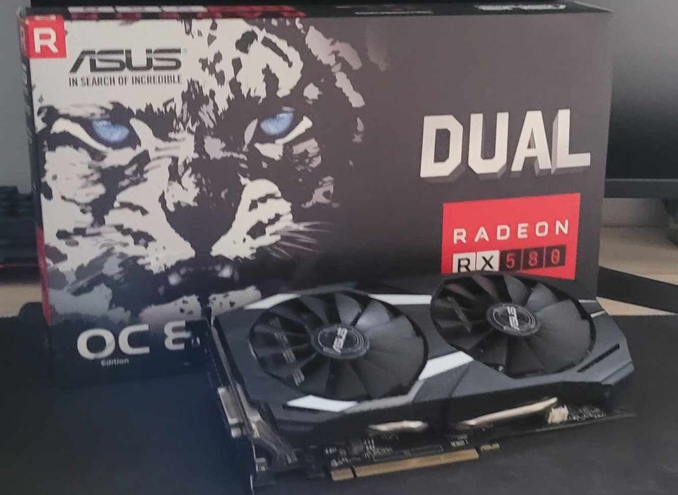 Karta graficzna Asus Dual Series Radeon RX 580 OC 8gb