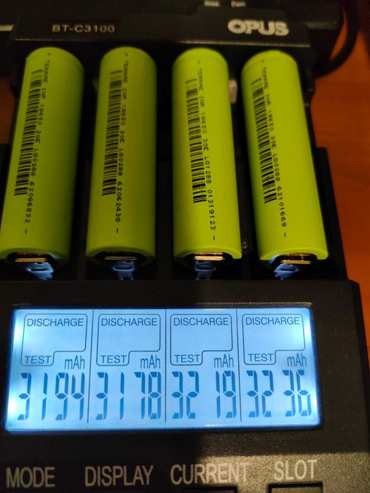TERRAE inr 18650 30e 3200mAh. 23mlo. 10A