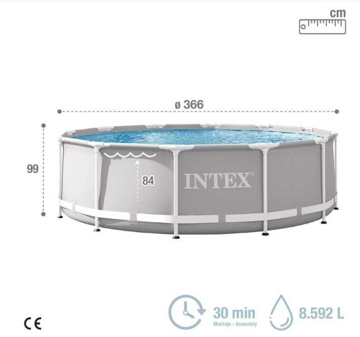 NOVO - Piscina Intex 3.66mx99cm