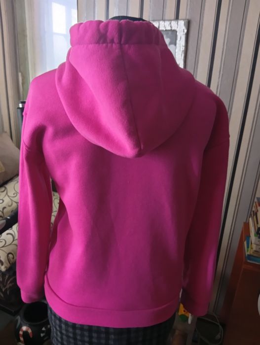 Свитшот яркая фуксия теплый размер М