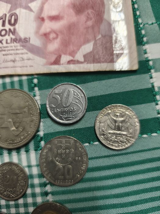 Moedas de vários países