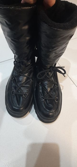 Czarne śniegowce 39