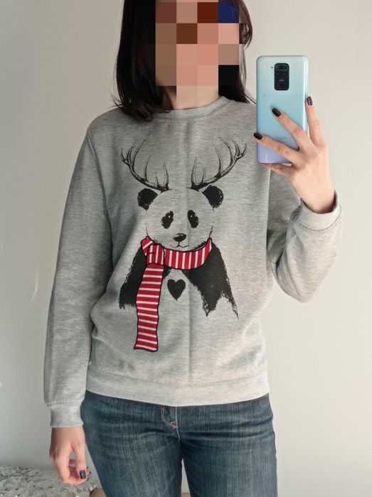 Bluza sweter świąteczny XS