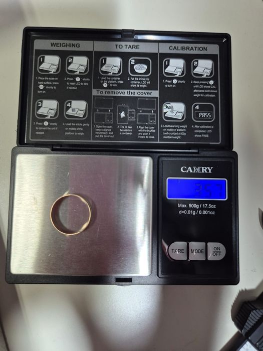 Złota 585 obrączka szeroka klasyczna prosta