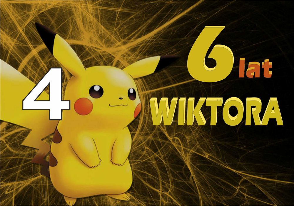 Pan Opłatek na tort - POKEMON A4