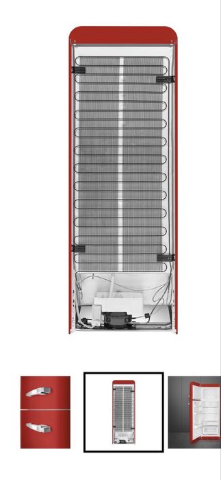 Smeg frigorifico vermelho 172 altura