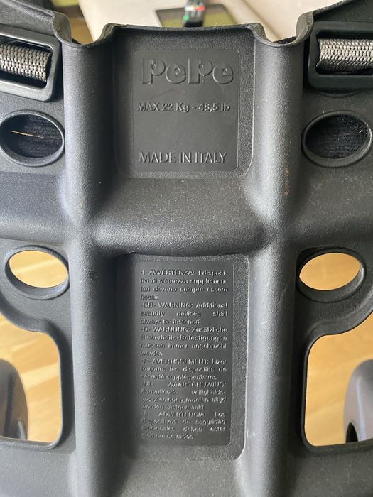 Fotelik rowerowy pepe