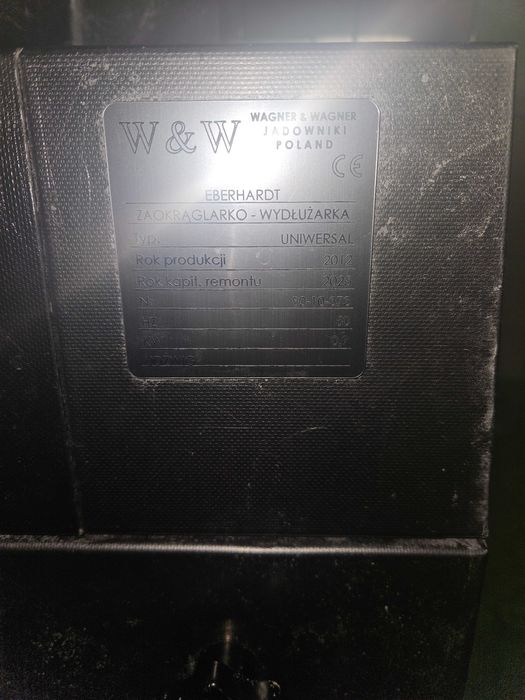 zaokrąglarko  wydłużarka    do  chleba, sztangli , bagietek , EBERHARD