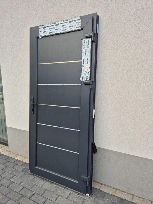 Drzwi PCV antracyt 100 / 210