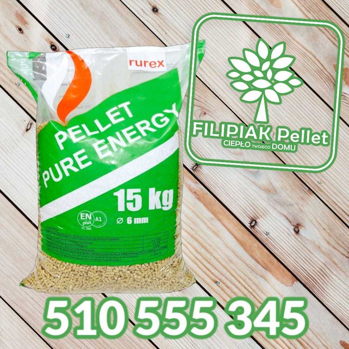 Pellet RUREX  Certyfikowany ENplus A1  6 mm