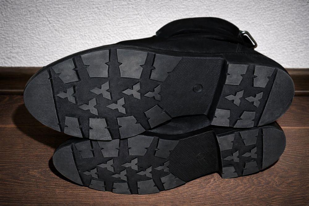 Ботинки кожа чёрные, 40, удобная посадка