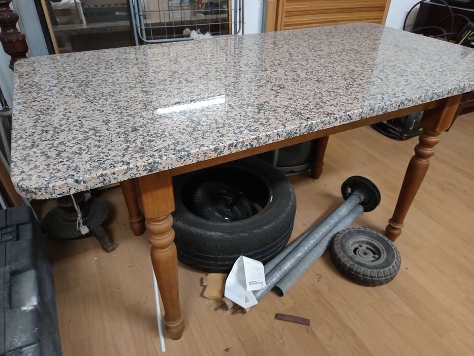 Granite-Top Table, 1.60 m - New