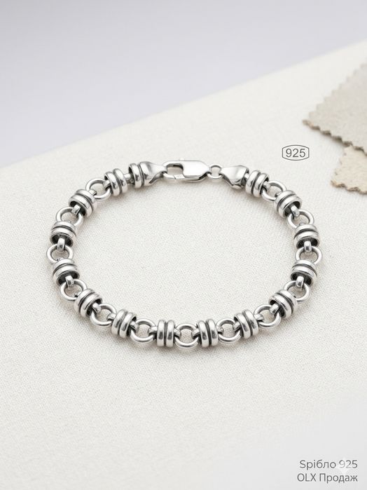 Масивний срібний браслет 925 (стиль Tiffany / Шопард)