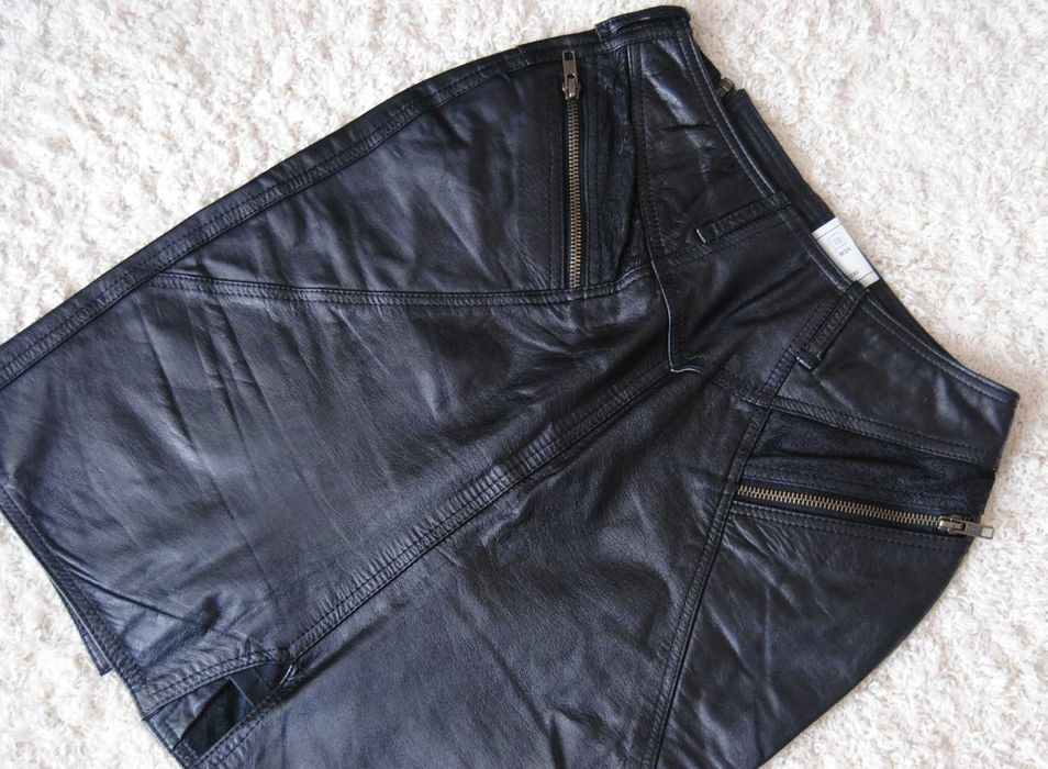 Шкіряна спідниця / кожаная юбка р-р С-М