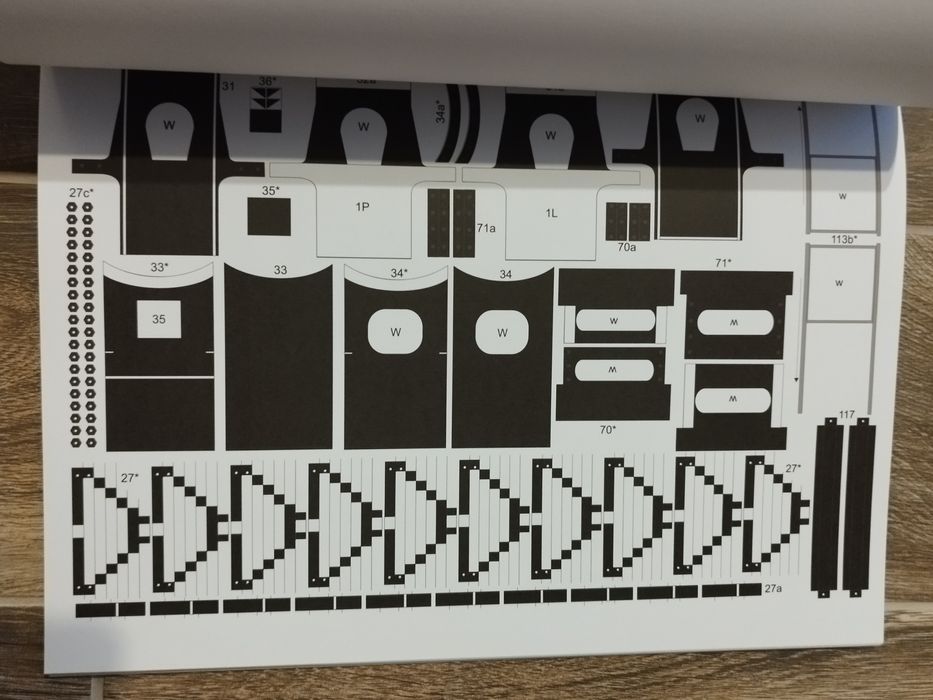 Model kartonowy Parowóz Ty2