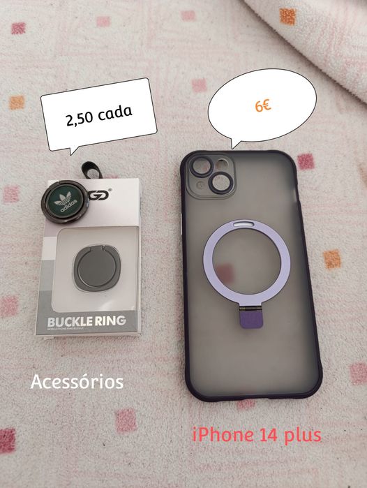 Capas e acessórios para telemóveis