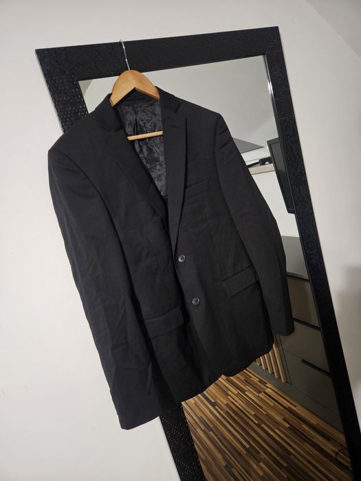 Marynarka slim fit 45% wełna Dressmann