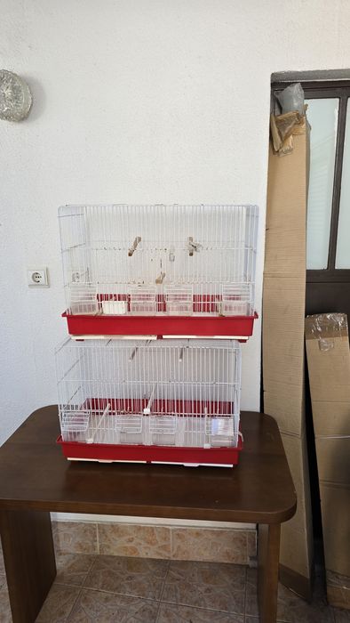 2 gaiolas viveiro duplo