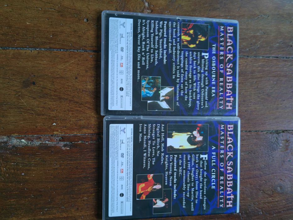 Hard rock/metal, Black Sabbath, história dvd