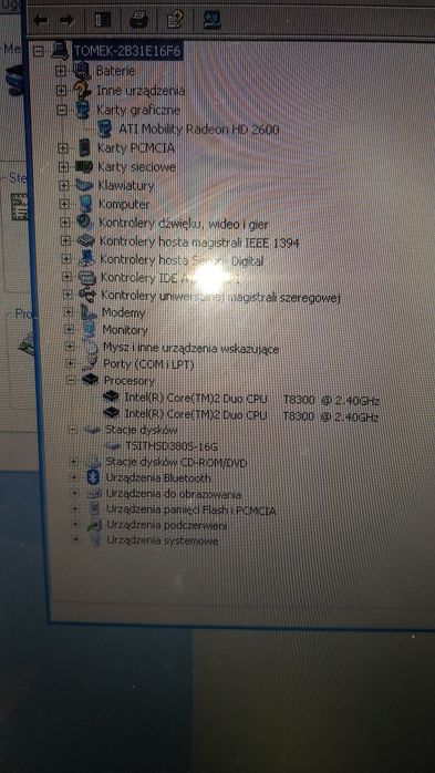 Laptop acer Win xp ssd 17 cali.