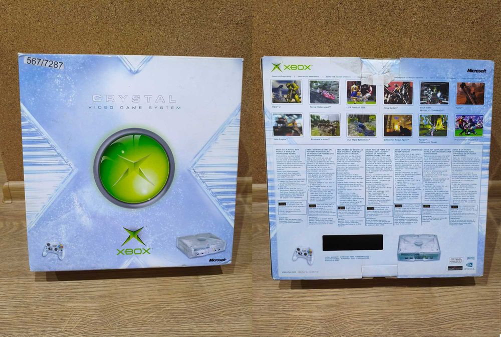 konsola XBOX Classic Clear BOX komplet SUPER Stan!