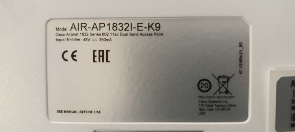 Ponto de Acesso CISCO AIR-AP1832I-E-K9