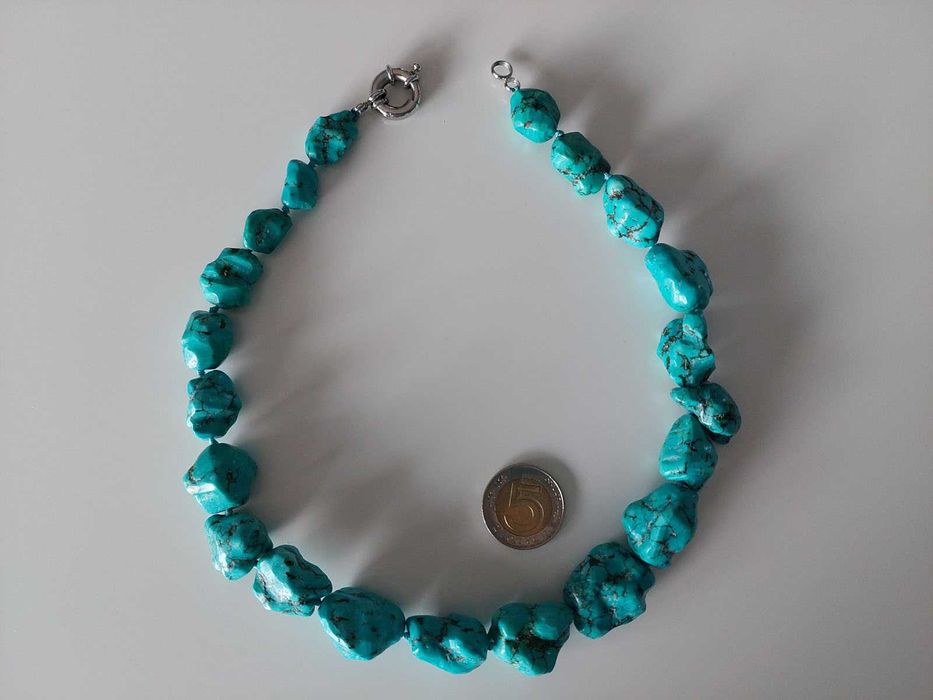 Naszyjnik turkus / howlit