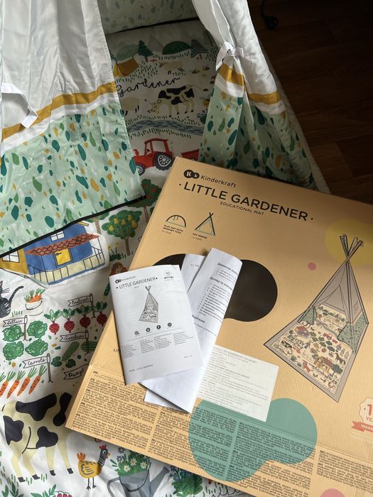 Дитячий розвиваючий килимок 3в1 Kinderkraft Little Gardener