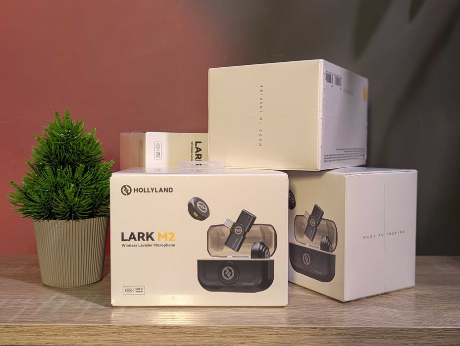 Новий! • Мікрофон для Reels, Tiktok -  Hollyland Lark M2 USB-C, Чорний