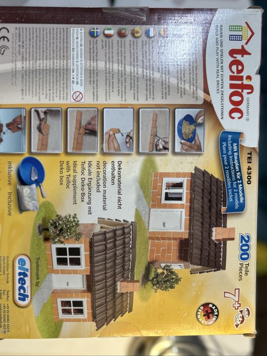 Teifoc - kits de construção com tijolos reais (NOVO)