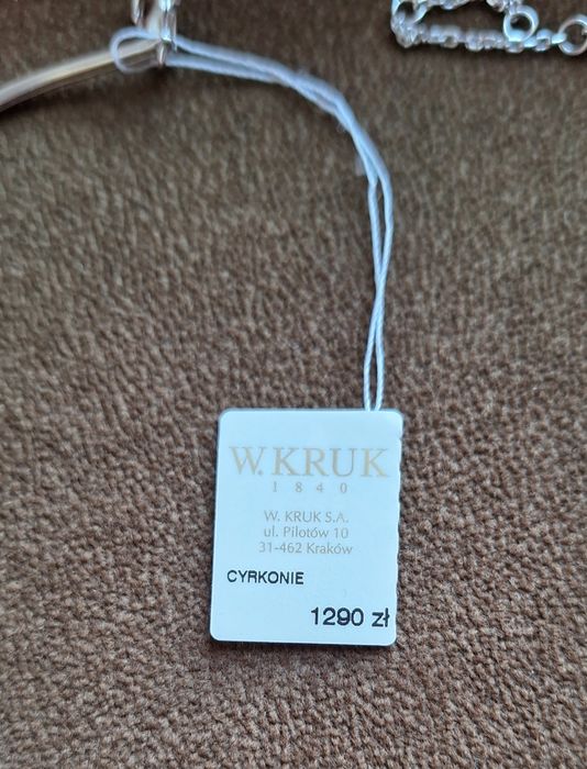 W. Kruk naszyjnik Blask srebro