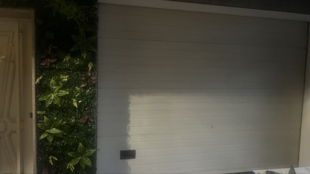Porta de garagem em aluminio