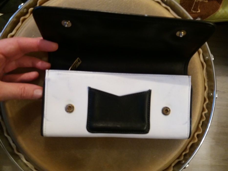 Ted Baker elegancki portfel skóra