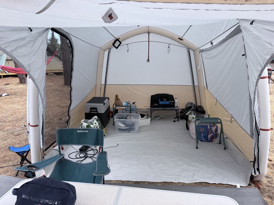 Sala Insuflável Quechua Air Seconds Connect - permite ligação com tenta ou carro