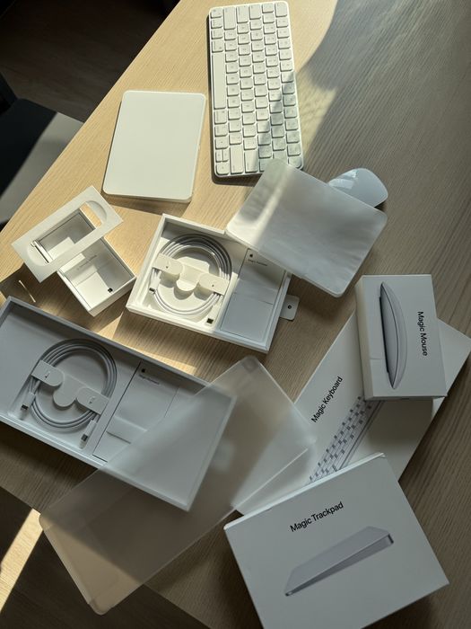 Apple Magic Keyboard + Magic Mouse + Magic Trackpad – zestaw